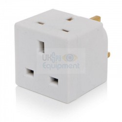UK mains adapter complete with GSM bugging device and sound activated text message alert